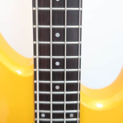 Vintage 1980s Vester Stage Series 4 String Active Bass Guitar 1987 Young Chang Plant Funk Metal Machine Yellow Very Well Made Lightweight 7 Pounds Full Scale 3 Octave image 8