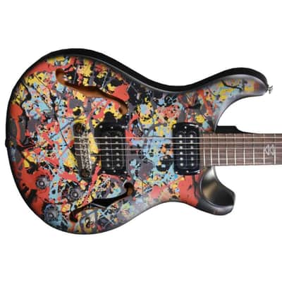 Paul Reed Smith SE Ed Sheeran Cosmic Splash Ltd Ed Hollow Body I Baritone Guitar w/ Gig Bag - Cosmic Splash image 4