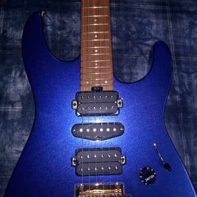 MINT!! Charvel Pro-Mod DK24 HSH 2PT CM Caramelized Maple Neck Mystic Blue 7.4lbs! / Authorized Dealer SAVE image 7