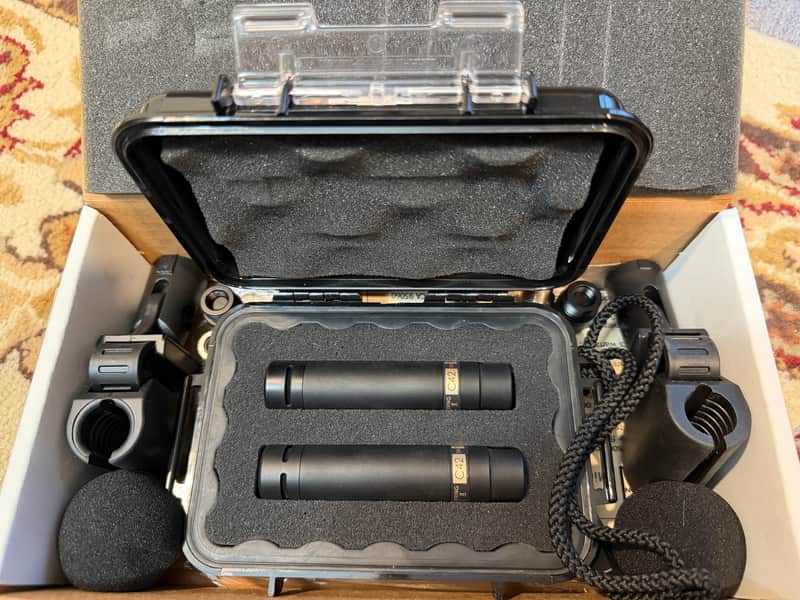 Josephson C42MP Small Diaphragm Cardioid Condenser Microphone Matched Pair 2010s - Black image 1