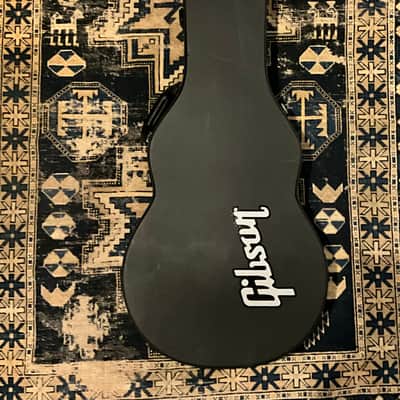 2021 Gibson Demo Shop Les Paul Raven Modified Tribute Flamed Neck Black & Gold image 20