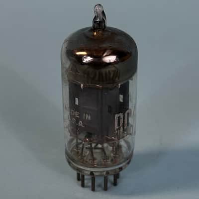 1950s RCA 12AU7 ECC82 Vintage Long Gray Plate D Getter Preamp Tube! T383 image 4