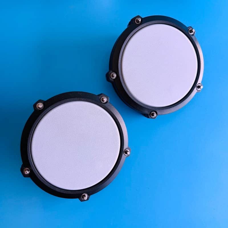 ALESIS BLAZE E-Drum OEM Part: 6" Snare Tom White Mesh Single Zone Pad (2PCS)-V1 image 1