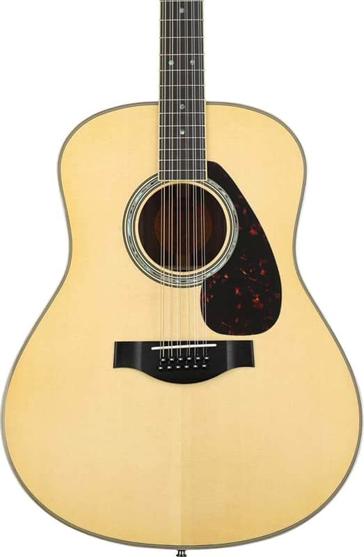 Yamaha LL16-12 12-String Jumbo Acoustic-Electric Guitar, Solid Spruce Top image 1