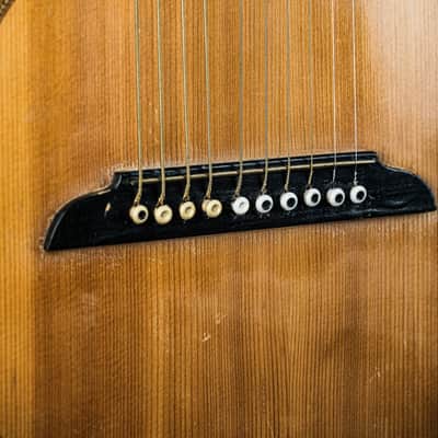 1950s Noname 10-string Guitar Lute natural image 5