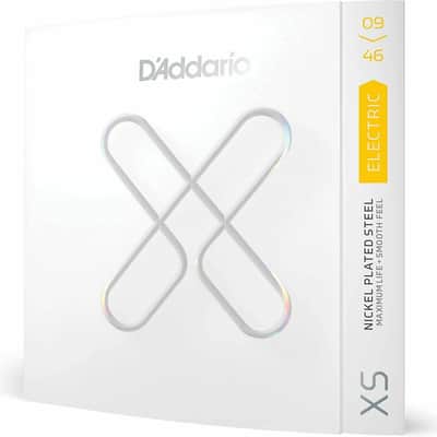 D'Addario XSE0946 09-46 Super Lt Top/Reg Btm, XS Nickel Coated Electric Strings image 1