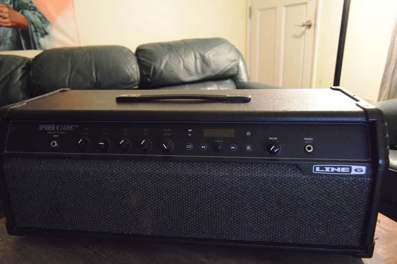 Line 6 Spider V 240HC MkII 240-Watt Digital Modeling Guitar Amp Head 2019 - 2021 - Black image 1