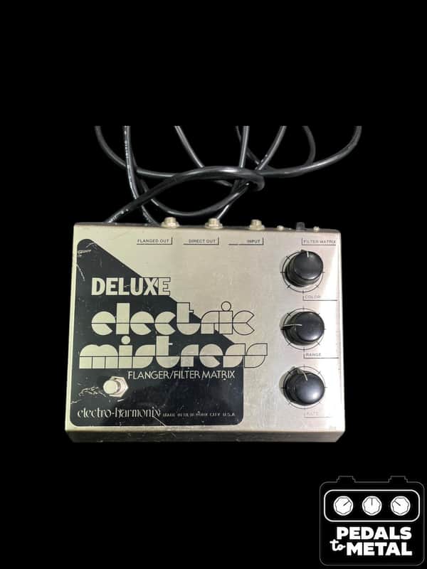 Electro-Harmonix Deluxe Electric Mistress - Silver / Black - X21934 image 1
