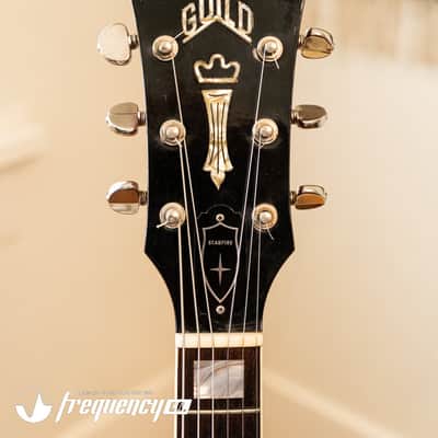 Guild Starfire V in Cherry Red with Rare Mahogany Body - 1965 image 16