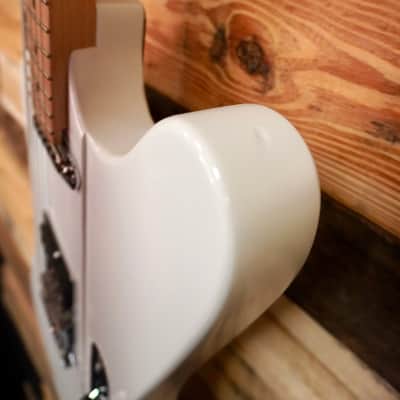 Mick Ward Guitars, White (Explorer body style) image 5