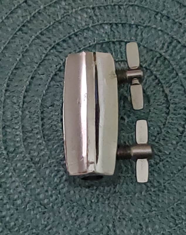 1960s 1970s JAPAN MIJ * CYMBAL L ARM Holder Bracket MOUNT for Bass Drum! * HOSHINO PEARL STAR STENCIL image 1