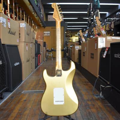 Fender Custom Shop Limited Edition 70th Anniversary 1954 Stratocaster Journeyman Relic Aged Aztec Gold w/Tweed Case image 6