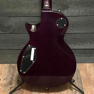 ESP LTD EC-256 Electric Guitar Transparent Purple Burst image 4