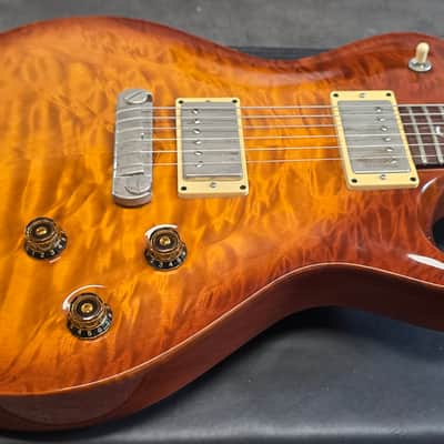 PRS Singlecut 20th Anniversary Artist 10 Top BIRDS IN FLIGHT 2006 AAA Amber Quilt USA American Single Cut Paul Reed Smith Guitar image 11