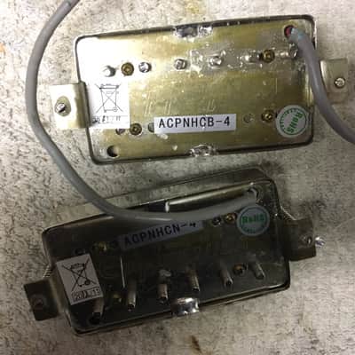 Epiphone Alnico Classic Pros - Chrome Covers - Evenly Wound, 57 Gibson sound image 2