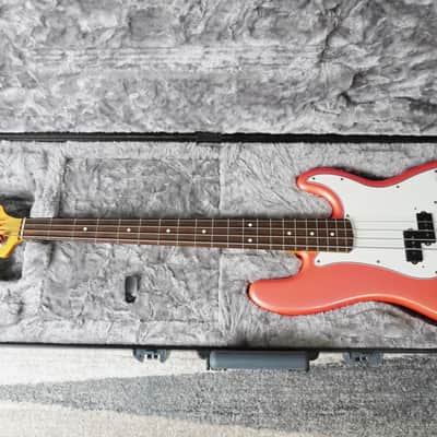 1985 Fender Precision Bass ‘62 Vintage Reissue PB62-55 Metallic Pink Japan MIJ Fujigen image 1