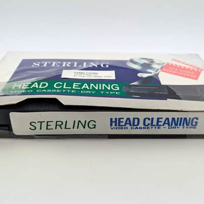 Sterling Dry Type VCR Video Cassette Tape Head Cleaner - Brand New - Factory Sealed image 4