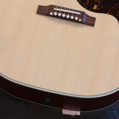 Mint! 2025 Gibson Country Western Acoustic Guitar Natural Satin + OHSC image 5