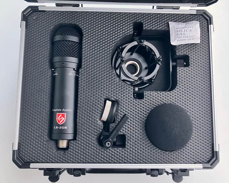 Lauten Audio LS-208 Large Diaphragm Cardioid Condenser Microphone 2018 - 2020 - Black image 1