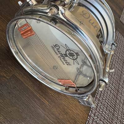 5”x6” (6” diameter) Dunnett Chrome over Steel Snare - Only one in the world! image 5