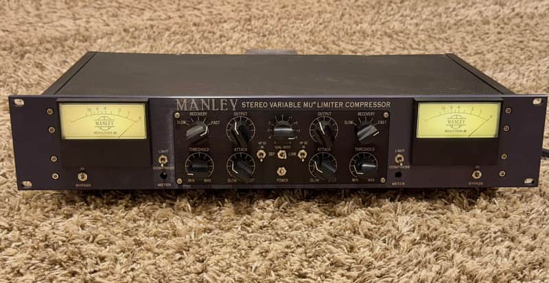 Manley Labs Variable MU Stereo Tube Compressor Limiter 2000s - Purple image 1