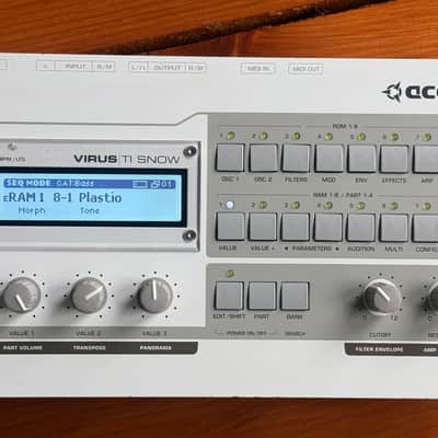 Access Virus TI Snow Desktop Digital Synthesizer 2010s - White image 2
