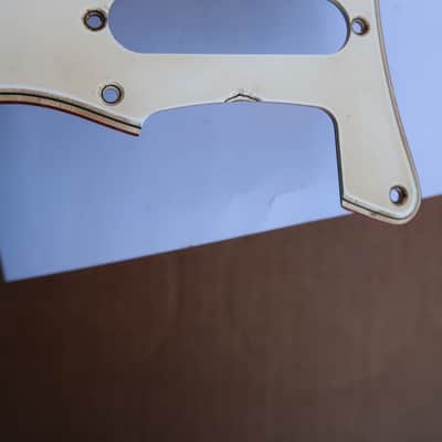 62 Fender Stratocaster Pickguard 11 hole Celluloid Vintage White / Cream USA vintage RI 60 61 image 19