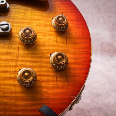 GIBSON USA Custom Shop '58 Les Paul Standard Reissue Aged "Cherry Sunburst + Rosewood" (2012) image 9