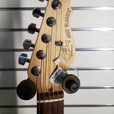 G&L USA Fullerton Deluxe ASAT Classic Blue Metal Flake image 13
