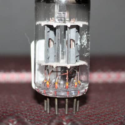 TUNGSRAM 12AX7 HUNGARY ECC83 PERFECT BALANCE DUAL SUPPORT HALO GETR TEST NOS+ MINTY VINTAGE 1960'S image 1