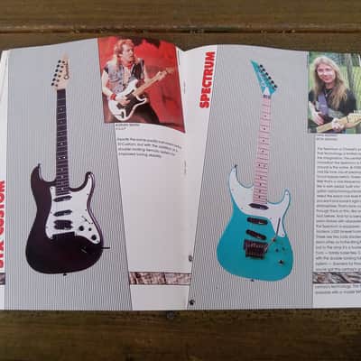 Vintage 1990 - 1991 Charvel, Charvette, Jackson Full Color Catalog! Rare, Original Case Candy, Paperwork! image 10