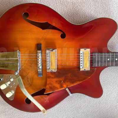 GUYATONE SG-12T 1966 w/OHSC - *GOLD FOIL PICKUPS* ALL-ORIGINAL MIJ