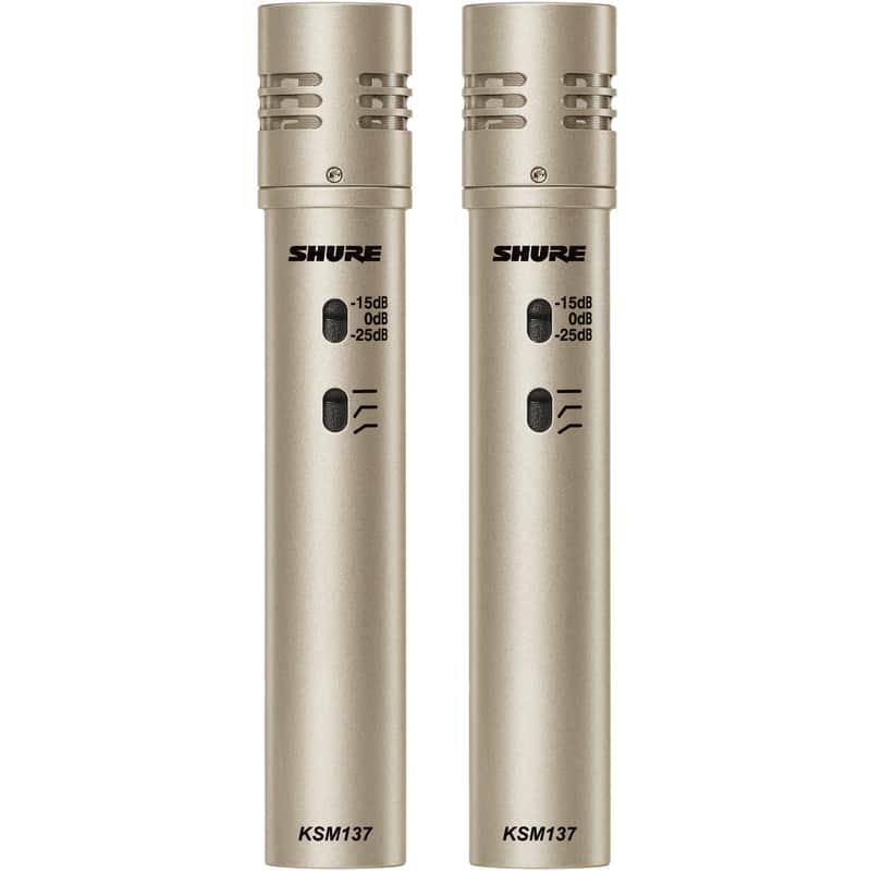 Shure KSM137SL Stereo Pair of Condenser Microphones image 1