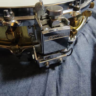 Yamaha SD-935(493) 14x3.5" Brass Piccolo Snare Drum 1987-1996 - Brass image 3