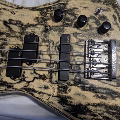 Hamer Blitz 1985  EMG Active Silver Label pick-ups with 3 way switch purchase emgs in 1988 image 6