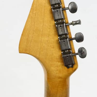 1962 Fender Jaguar Factory Custom Color OLYMPIC WHITE Pre-CBS w Original Brown Case & Strap image 12