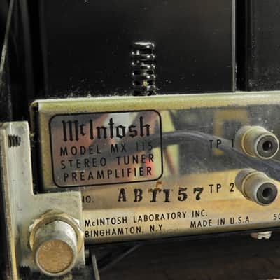 McIntosh MX115 Solid State Tuner Preamplifier 1972-1974 - Walnut cover image 6