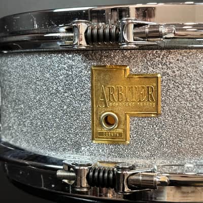 Arbiter 20/10/12/14/5.5x14" Advanced Tuning Drum Set - Silver Sparkle image 24