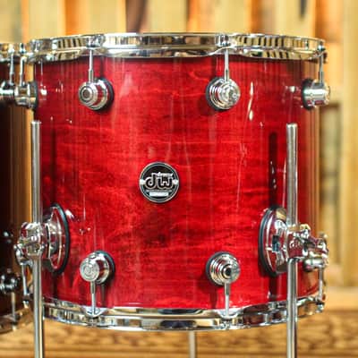 DW Performance Cherry Stain 5pc Drum Set - 18x22, 8x10, 9x12, 12x14,14x16 image 6