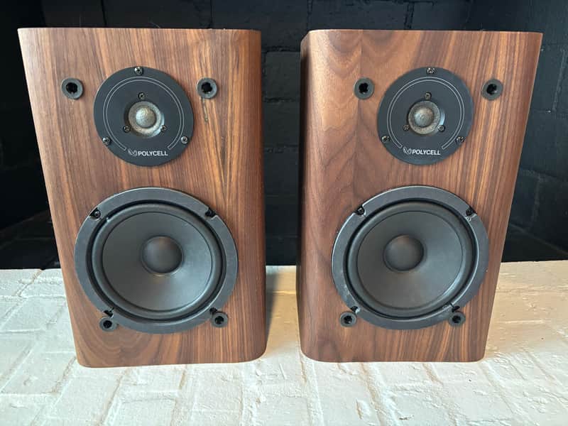 Vintage Infinity RS-2000 Speakers, New Woofers and Walnut Veneer image 1