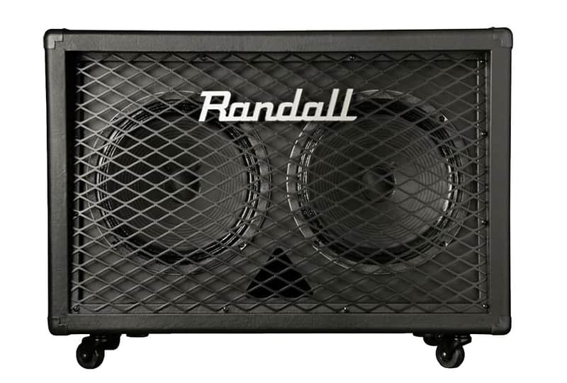 Randall RD212-V30 Diavlo 2X12 Angled Guitar Cab, Black,Blem image 1