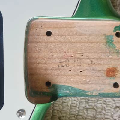 Fender Stratocaster Body Green image 2