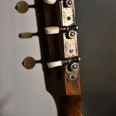 Antique Pre-war Romantic/Terz guitar, Flame maple, 1900s – Great condition and sound, with video image 7