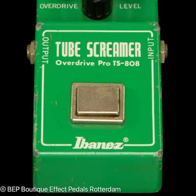 Ibanez TS-808 Tube Screamer with JRC4558D op amp 1981, " R " logo s/n 143679 Japan image 8