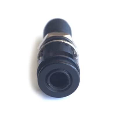 Long Barrel End Pin Strap Guitar Jack Input Socket for Acoustic or Electric Guitar - Black image 12