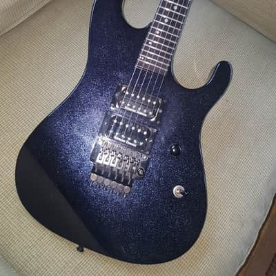 Kramer Nightswan Black/Purple flake sparkle OHSC image 3
