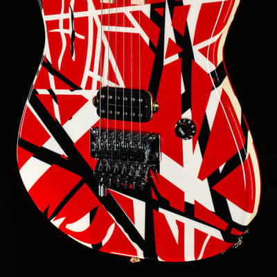 EVH Striped Series Red with Black Stripes (151) image 1