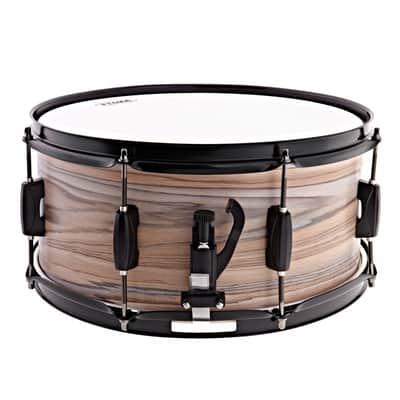 Tama Woodworks 14"x 6.5" Snare drum - Natural Zebrawood Wrap image 3