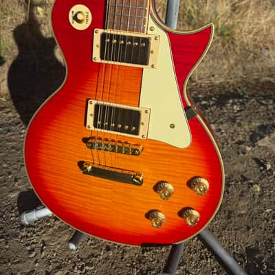 Jay Turser Single Cut les paul jt200 D - Heritage Cherry Sunburst image 12