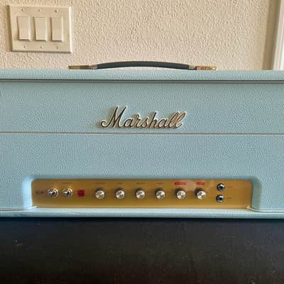 Marshall 1959BJA Billie Joe Armstrong Signature Handwired JMP Reissue 100-Watt Guitar Amp Head 2026 - Blue image 2